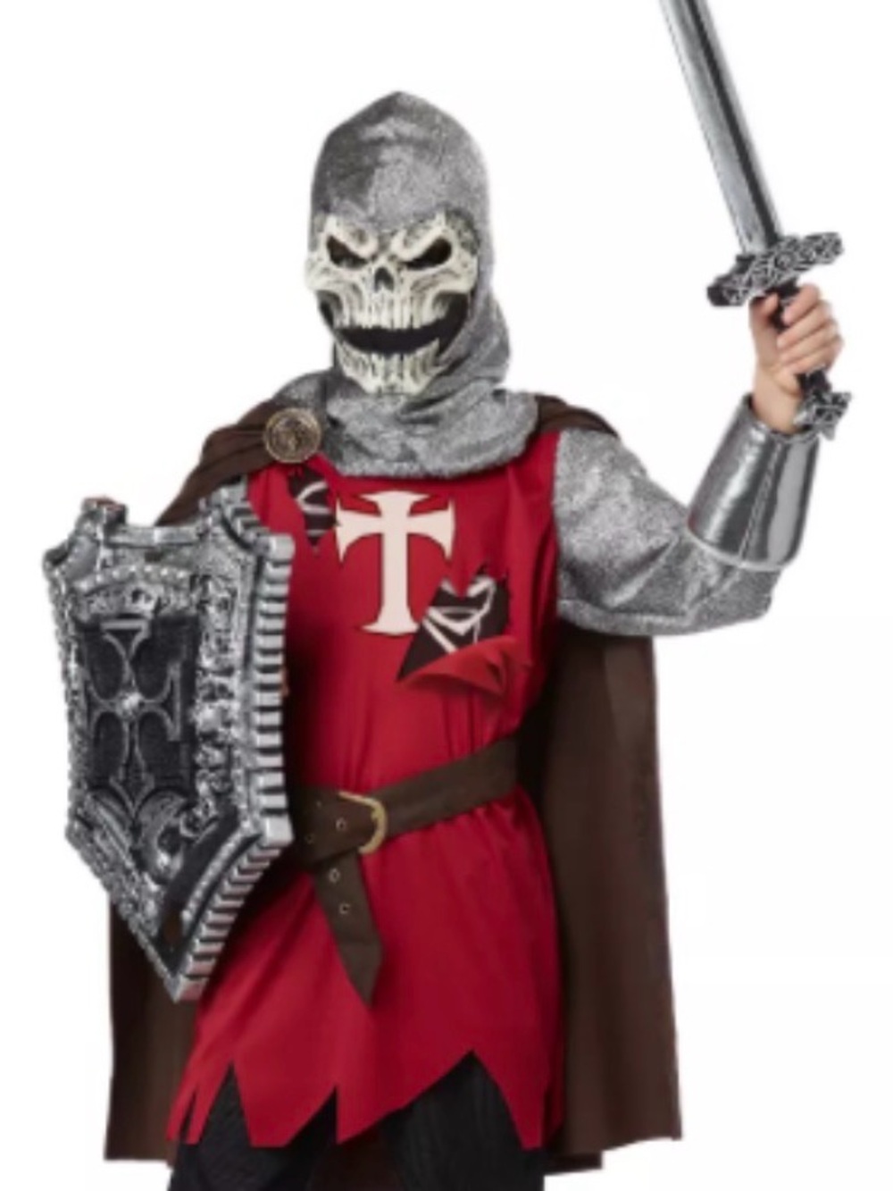 Spirit Halloween Knight Skull Kids Costume
